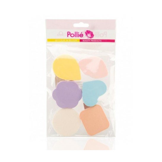 Eurostil Pollié Esponjas Maquillaje 6 uds