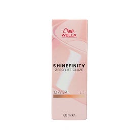 Wella Shinefinity Tinte Zero Lift Glaze Color 07/34 90ml