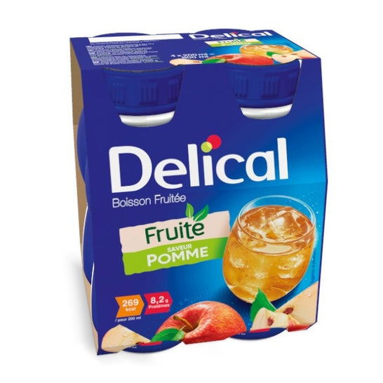 Delical Bois Fruit Apple 200mlx4