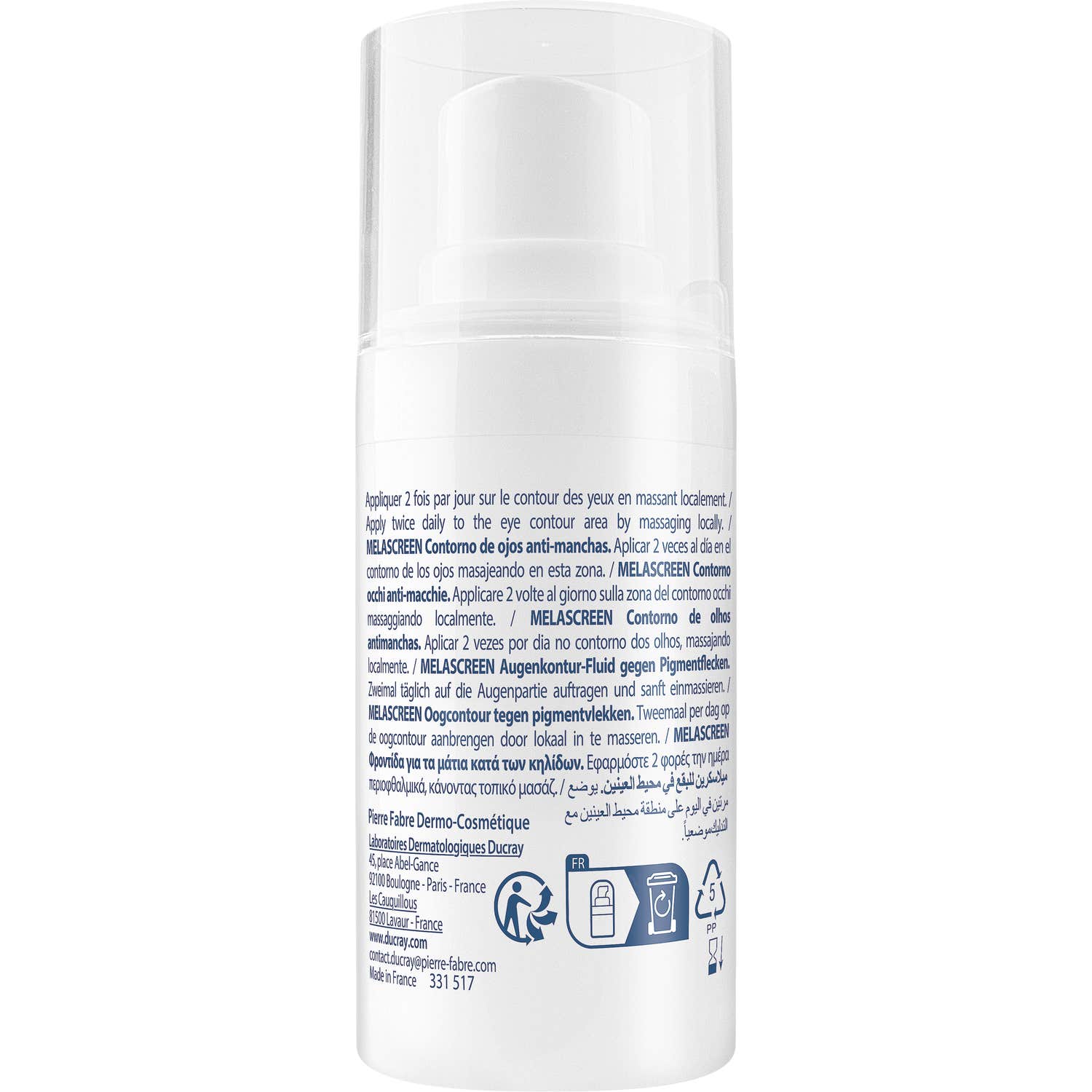 Ducray Melascreen Contorno de Ojos Antimanchas 15ml