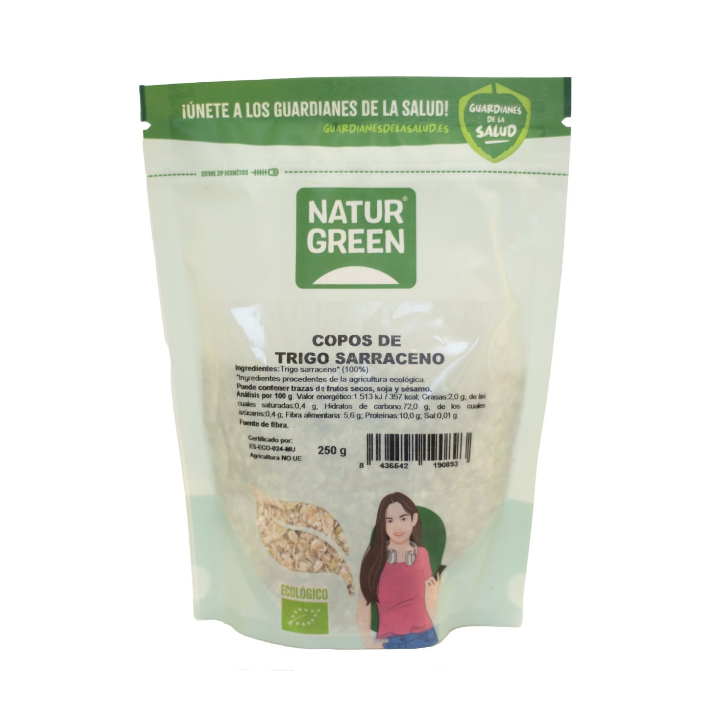 Naturgreen Copos de Trigo Sarraceno Ecológicos 250g