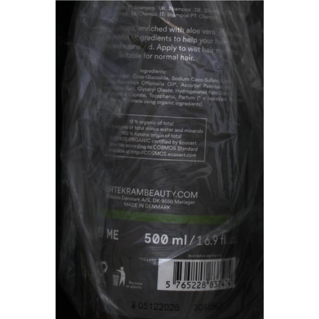 Urtekram Champu Romero Cabello Fino 500ml