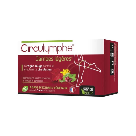 Santé Verte Circulymphe Jambes Légères 60comp