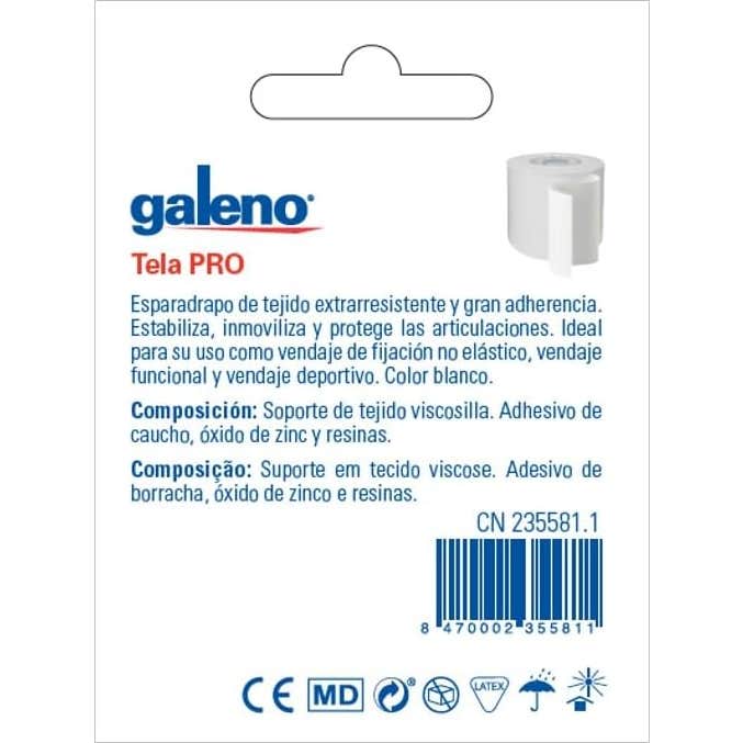Galeno esparadrapo blanco 5mx5cm