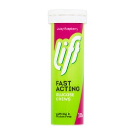 Lift Pastillas Glucosa Frambuesa 10caps