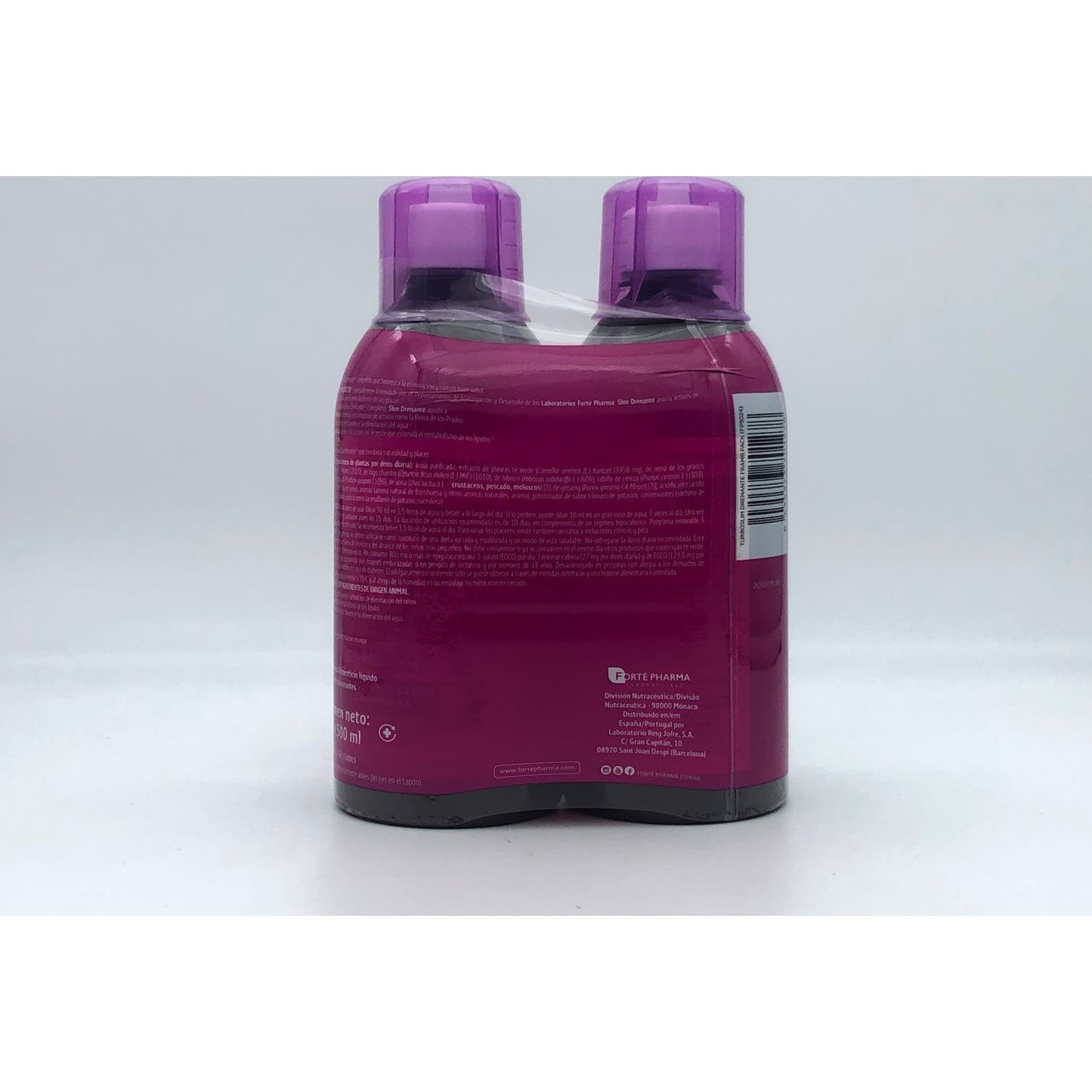 Forté Pharma Turboslim Drenante Frambuesa 2x500ml