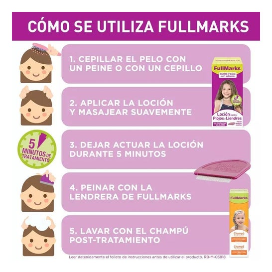 FullMarks Loción Contra Piojos y Liendres 100ml