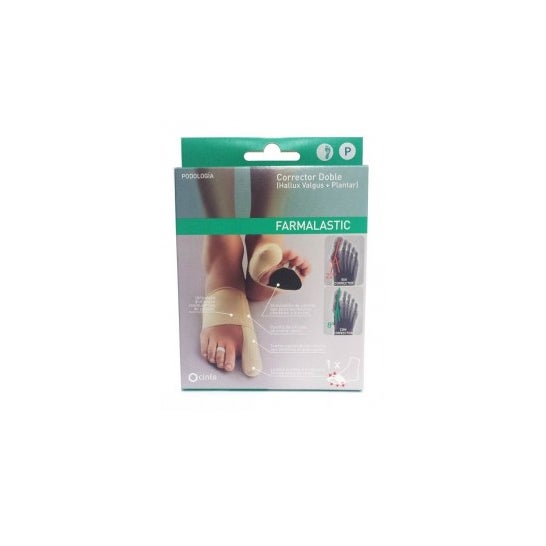 Farmalastic podo corrector doble T m izquierdo