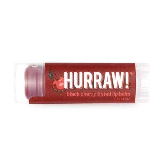 Hurraw! Black Cherry Tinted Lip Balm 4,8g