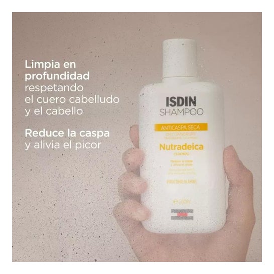 ISDIN Shampoo Nutradeica Champú Anticaspa Seca 200ml