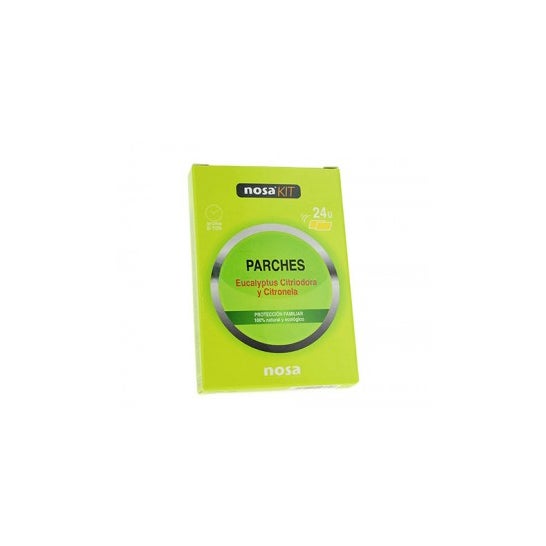 Nosa Parches Antimosquitos de eucalipto y citronela 24uds