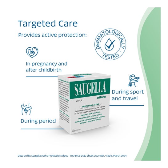 SauGella Attiva toallitas 10 uds