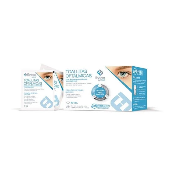 Farline Óptica Toallitas Oftalmológicas Ácido Hialurónico Cold&Hot 30uds