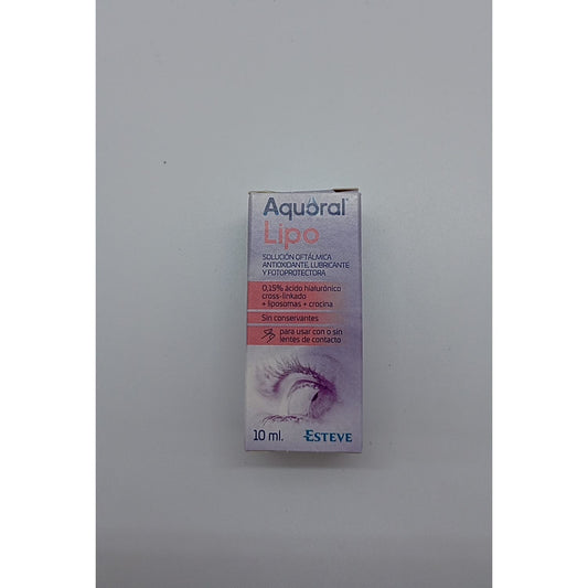 Aquoral Lipo Solución Oftálmica Lubricante Antioxidante 10ml