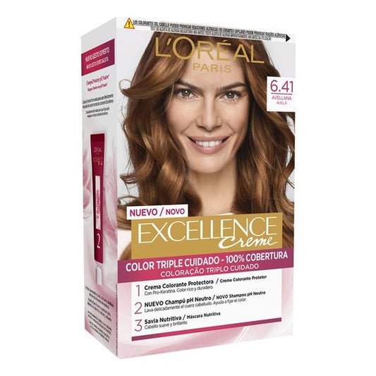 L'Oreal Set Excellence Creme Hair Color 641 Hazelnut
