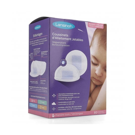 Lansinoh Discos de Lactancia Desechables 60uds
