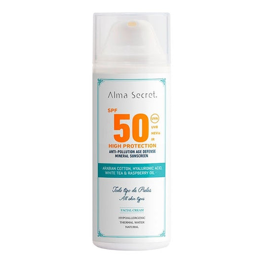 Alma Secret Protector Solar Facial SPF50+ 50ml