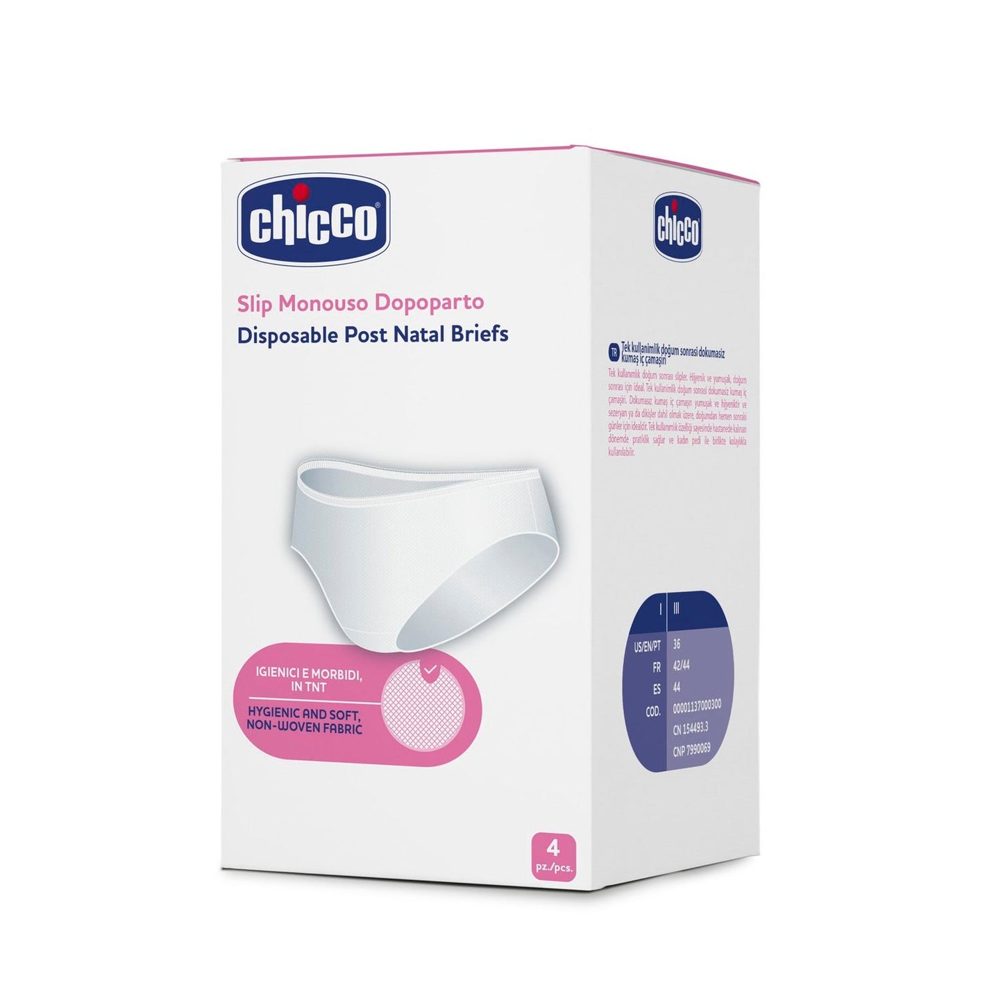 Chicco Braguitas Desechables Postparto Mammy T-M 4uds