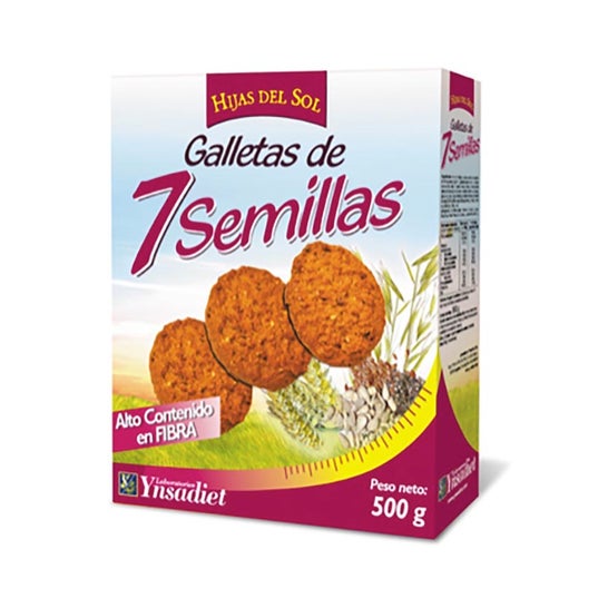 Hijas del Sol Galletas de 7 Semillas 500 g