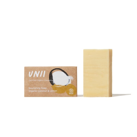 Unii Jabón Nutritivo Ecológico de Coco y Limón 100gr