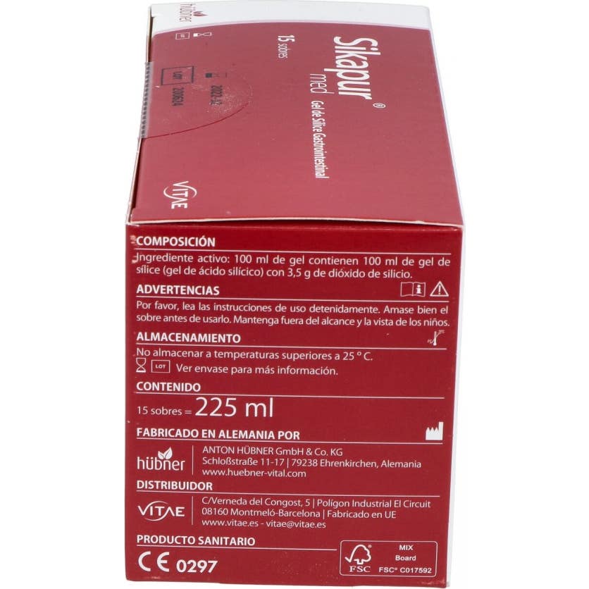Vitae Sikapur med Gel de Sílice Gastrointestinal 15 sticks