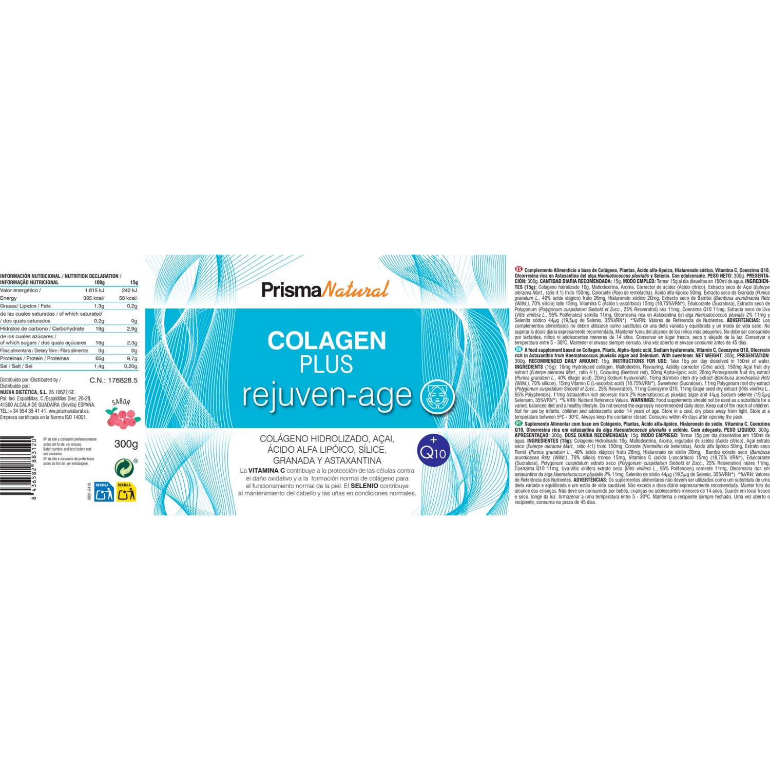 Prisma Natural Colagen Plus Rejuven-Age 300gr