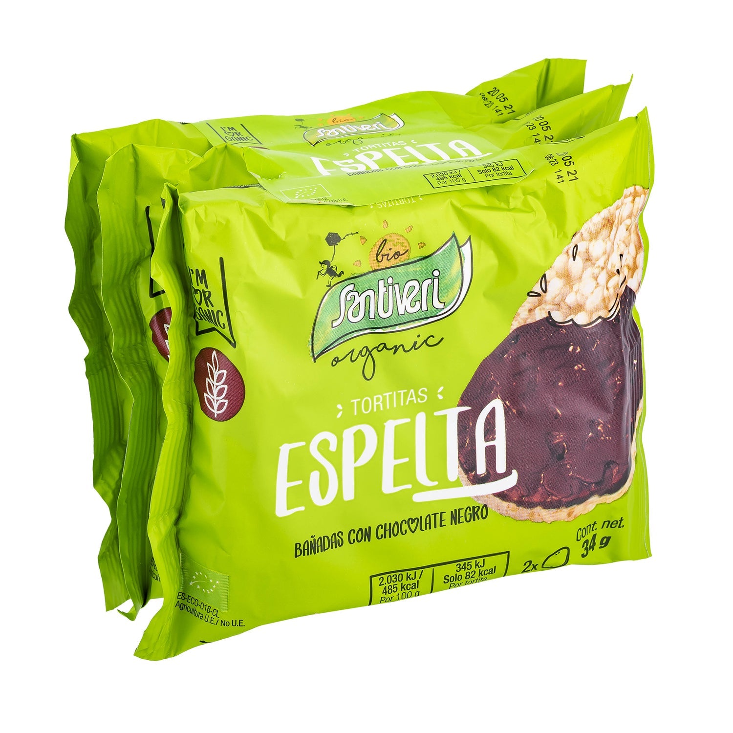Santiveri Espelta Pack Torta Chocolate Bio