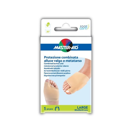 Master-Aid Protección Hallux Valgus y Metatarso L 1 ud
