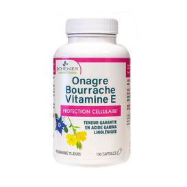 3 Chnes Onagra Prímula Borraja Vitamina E 150 cápsulas