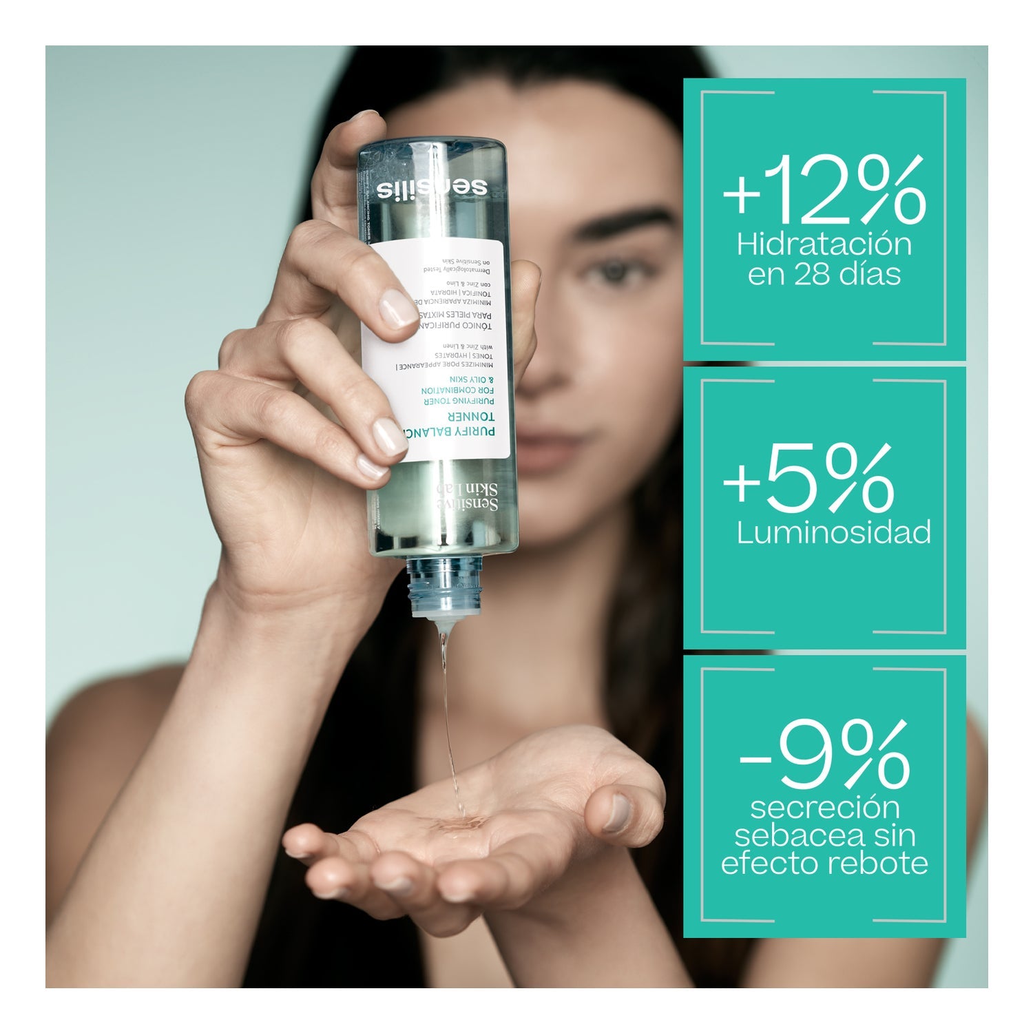 Sensilis Purify Balancing Toner Tónico Limpiador Pieles Mixtas y Grasas 200ml