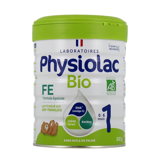 Physiolac Lait Bio 1 Formule Épaissie 800 g