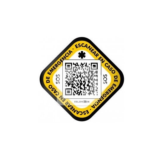 Silincode adhesivo casco identificación QR 1ud
