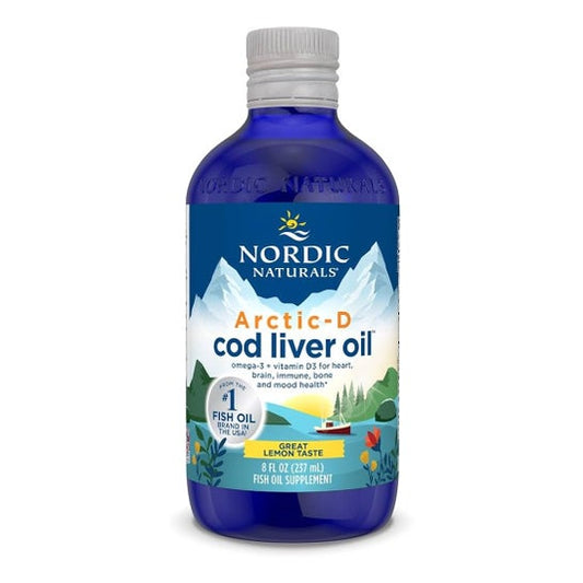 Nordic Naturals Arctic-D Aceite de Hígado de Bacalao Limón 237ml