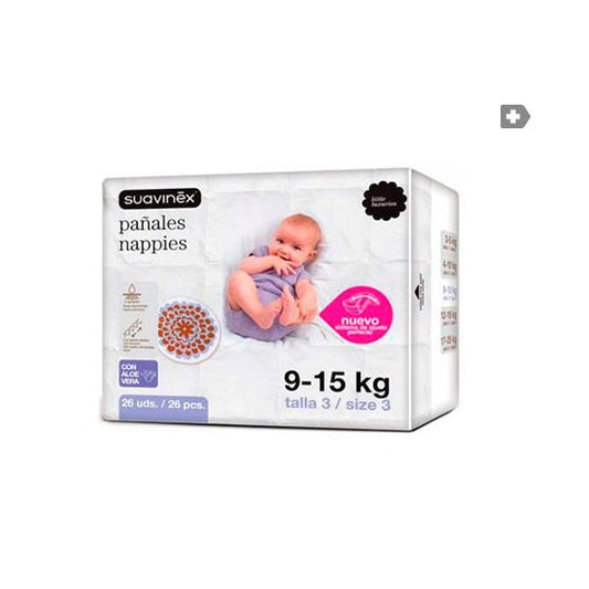 Suavinex Pañales T-4 9-15kg 24uds