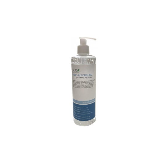 500 Cosmetics gel Hidro-Alcohólicodermohigiénico 400 ml