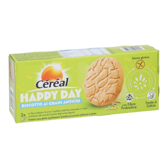 Céréal Happy Day galleta granos Antiguos Sin gluten 150 g
