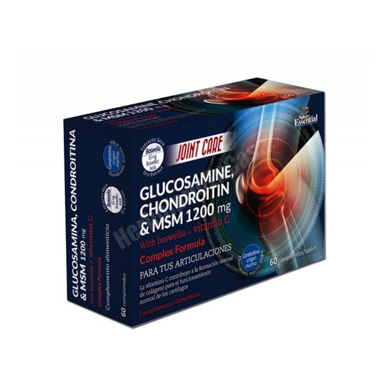 Nature Essential Glucosamina Condroitina MSM 60caps