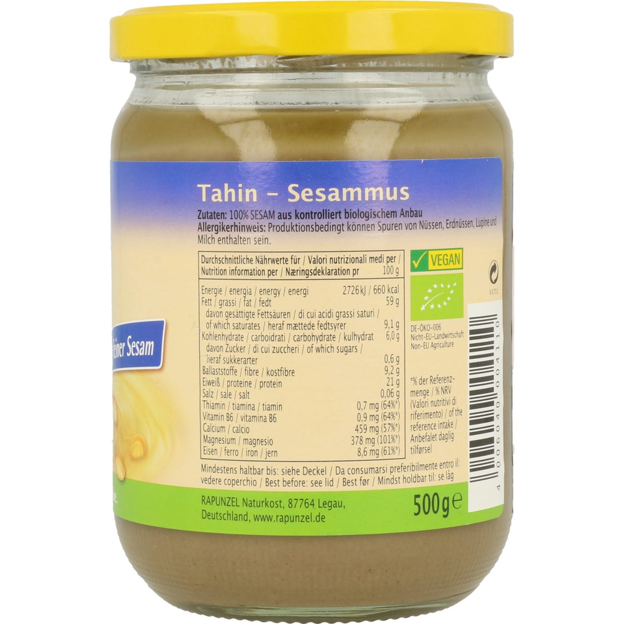 Rapunzel Tahin 500g