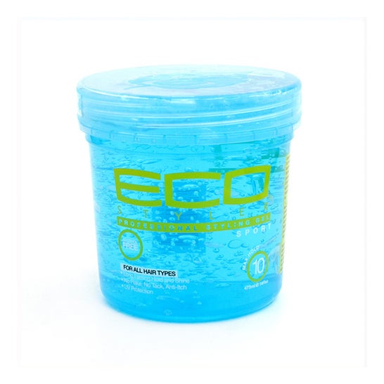 Eco Styler Sport gel Fijador Azul Sin Alcohol Fuerte 473 ml