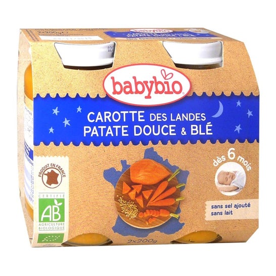 Jarra de Buenas Noches Babybio Verduras VarisBl Orgánico 6 meses 2 x 200 g