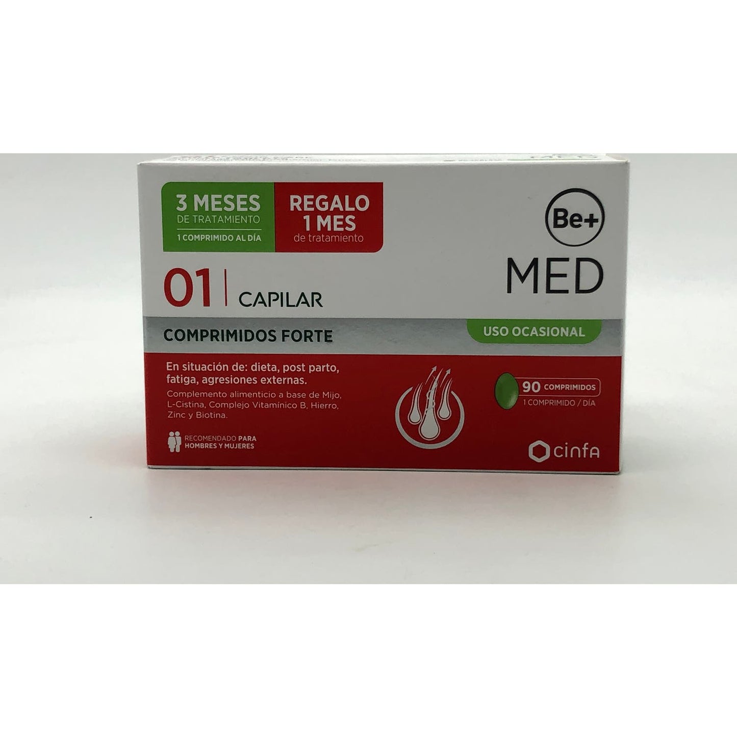 Be+ Capilar Uso Ocasional Forte Comprimidos 90comp