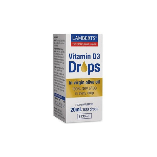 Lamberts Vitamina D3 En Gotas 20ml