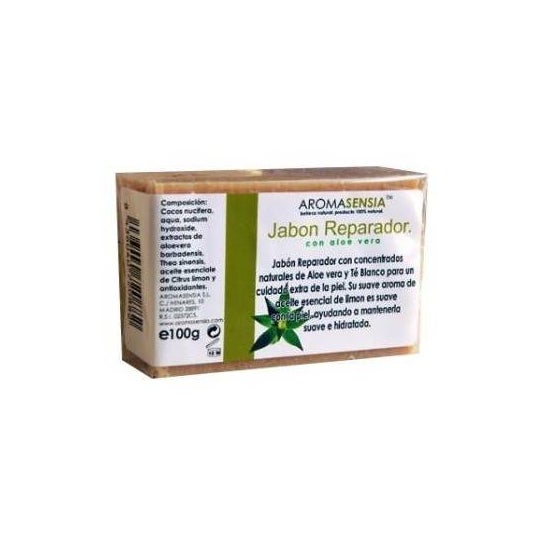 Aromasensia Jabón Reparador con Aloe Vera 100 g