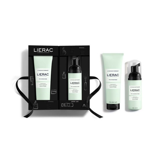 Lierac Pack Navidad 2023 Mascarilla Exfoliant + Espuma Limpiador