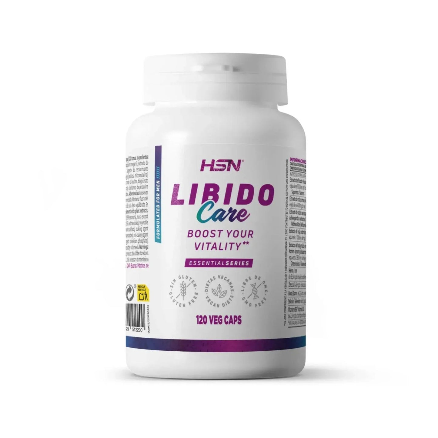 HSN Libido Care Especial Hombre 120vcaps