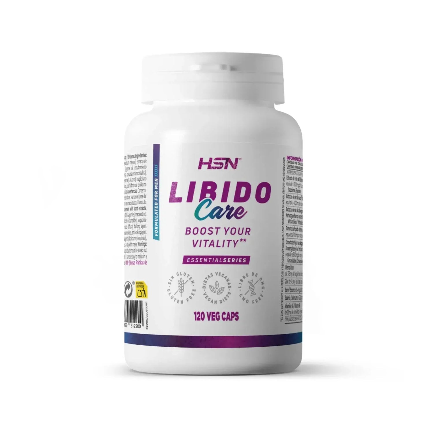 HSN Libido Care Especial Hombre 120vcaps