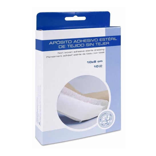 Gran Cruz Apósitos Adhesivos Tejido sin Tejer 10x8 cm 10 uds