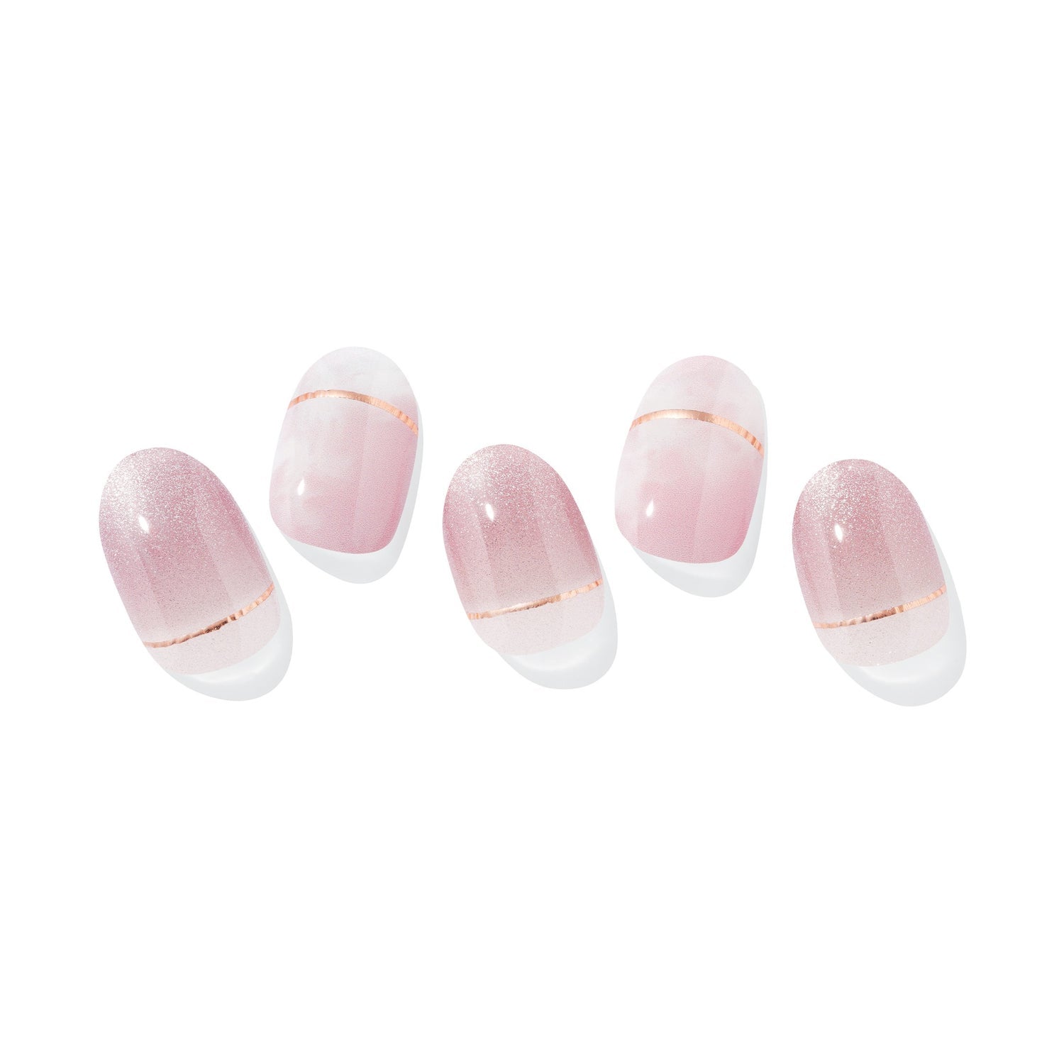 Ohora Gel Nail Strips N Blooming Mauve 30uds
