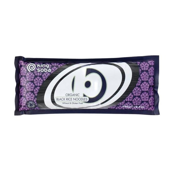 King Soba Pasta Arroz Negro Bio 250 g