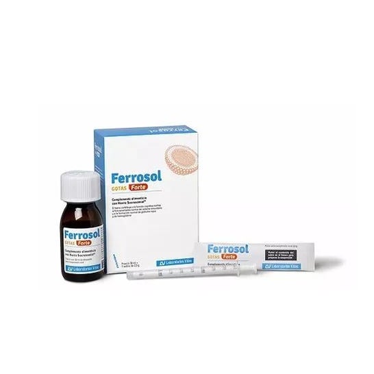 Ferrosol Gotas Forte 30ml + 1 Sobre 2,5g